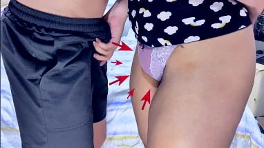 sexy blonde milf handjob