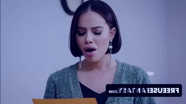 Three horny boys fucked their stepmom hard