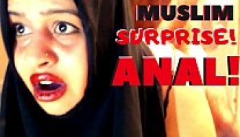 big ass hijab woman anal punished
